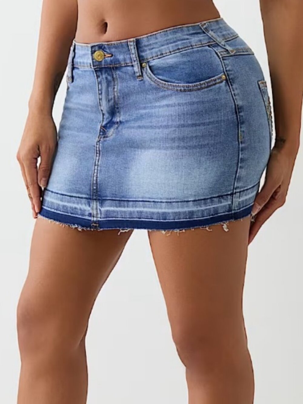 True Religion Denim Studded Mini Skirt NWT